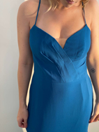 Imagem de Vestido azul turquesa
