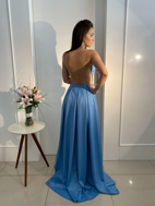 Imagem de Vestido azul cerúleo