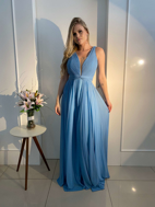 Imagem de Vestido azul de tule