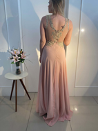 Imagem de Vestido rose com dourado