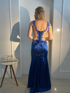 Imagem de Vestido azul escuro