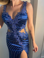 Imagem de Vestido azul escuro