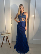 Imagem de Vestido azul marinho