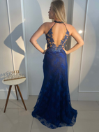 Imagem de Vestido azul marinho