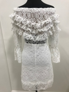 Imagem de Vestido branco de renda