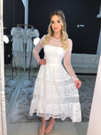 Imagem de Vestido midi branco