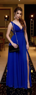 Imagem de Vestido azul royal